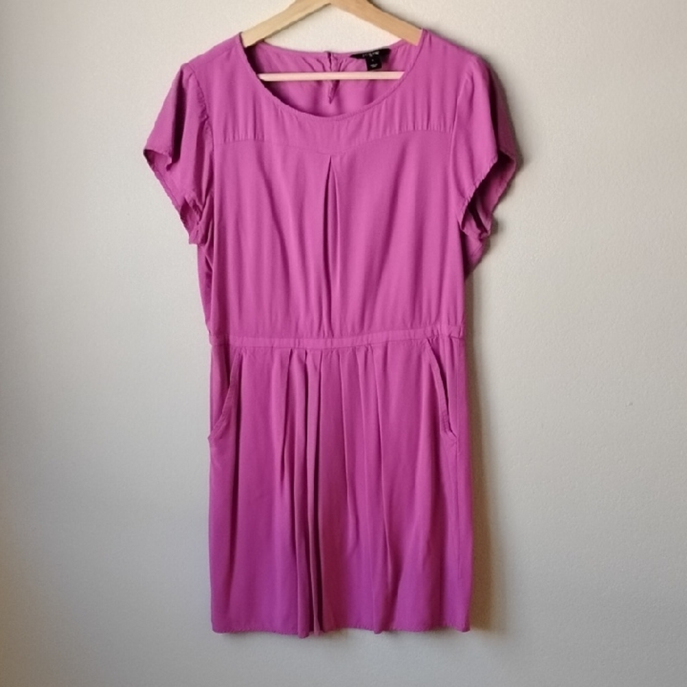 J. Crew Vibrant Pink Mini Dress